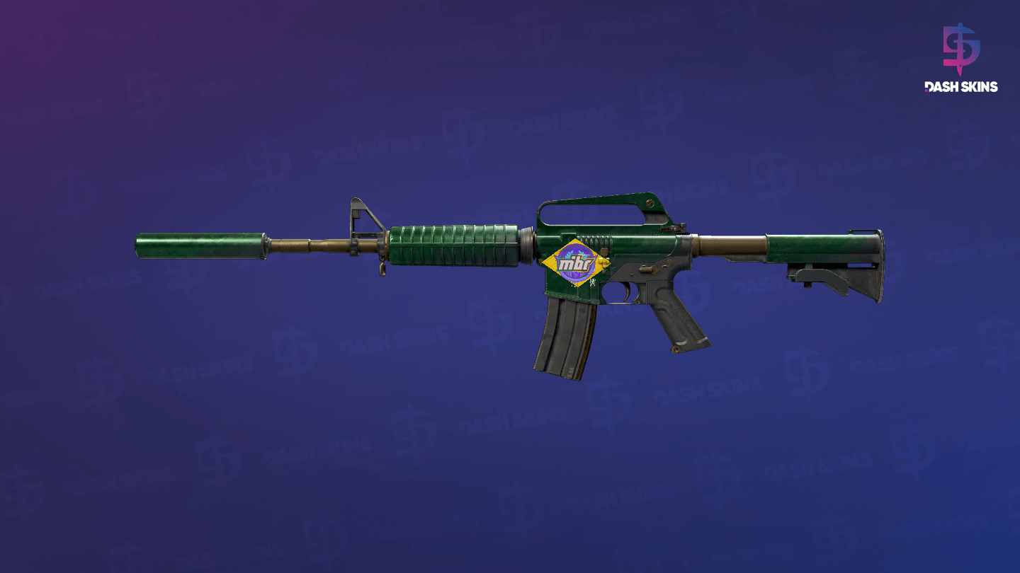 M4A1-S | Electrum (Battle-Scarred) Screenshot Playside
