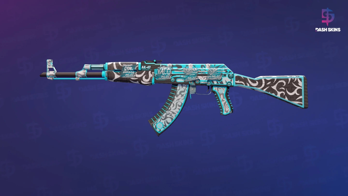 AK-47 | Frontside Misty (Minimal Wear) Screenshot Playside