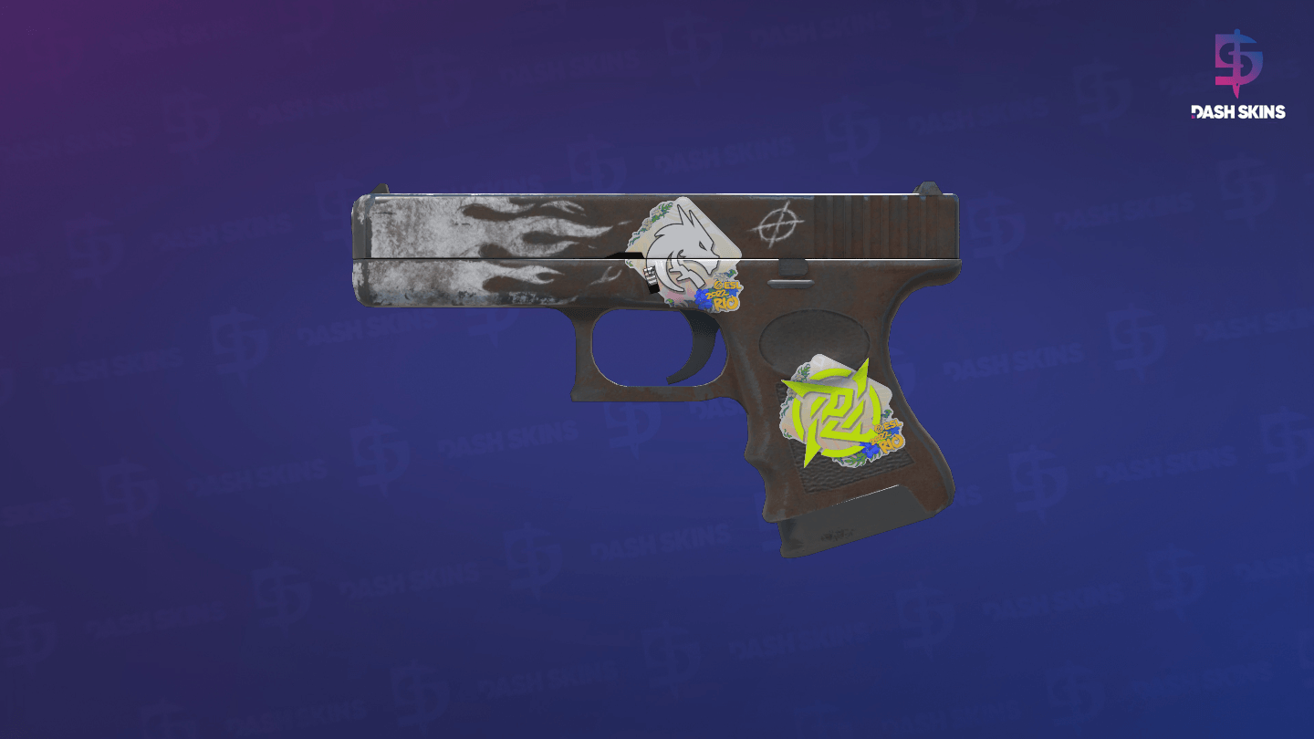 Glock-18 | Oxide Blaze (Battle-Scarred) Screenshot Playside