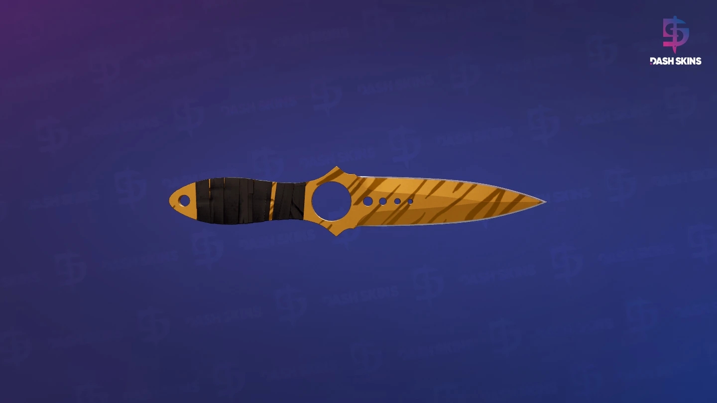 ★ Skeleton Knife | Tiger Tooth (Minimal Wear) Screenshot Playside