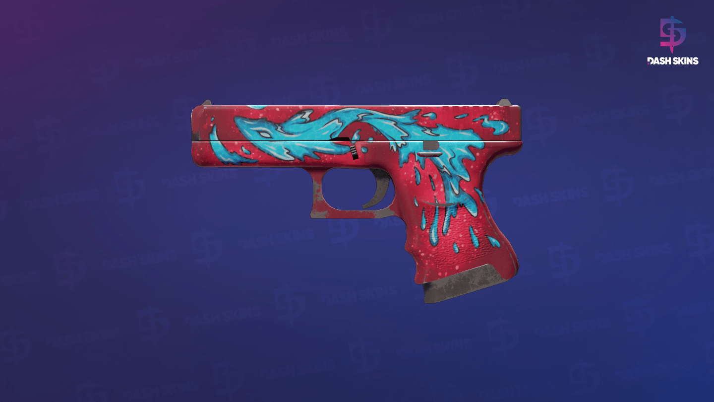 Glock-18 | Water Elemental (Field-Tested) Screenshot Playside