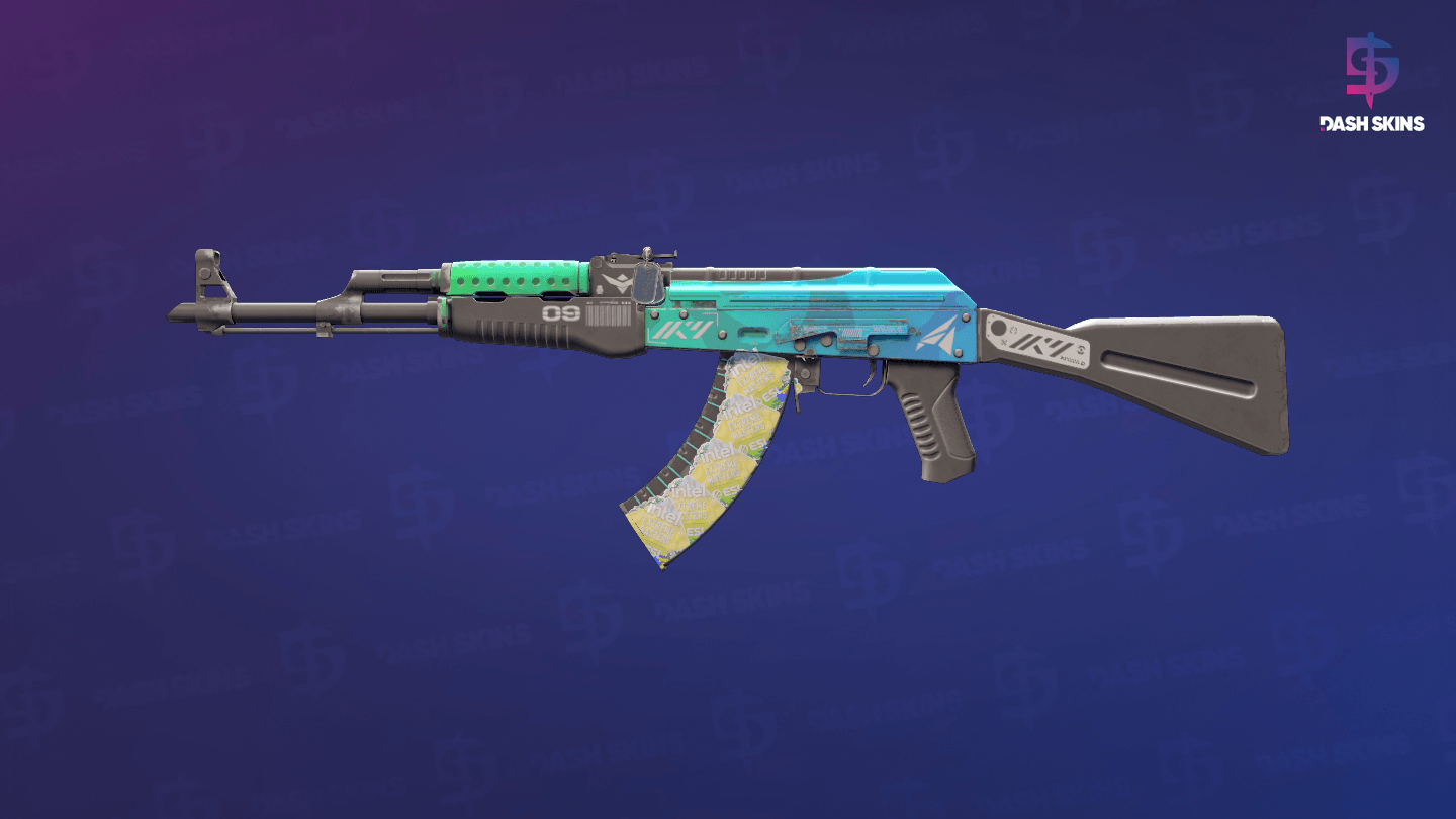 AK-47 | Ice Coaled (Field-Tested) Screenshot Playside