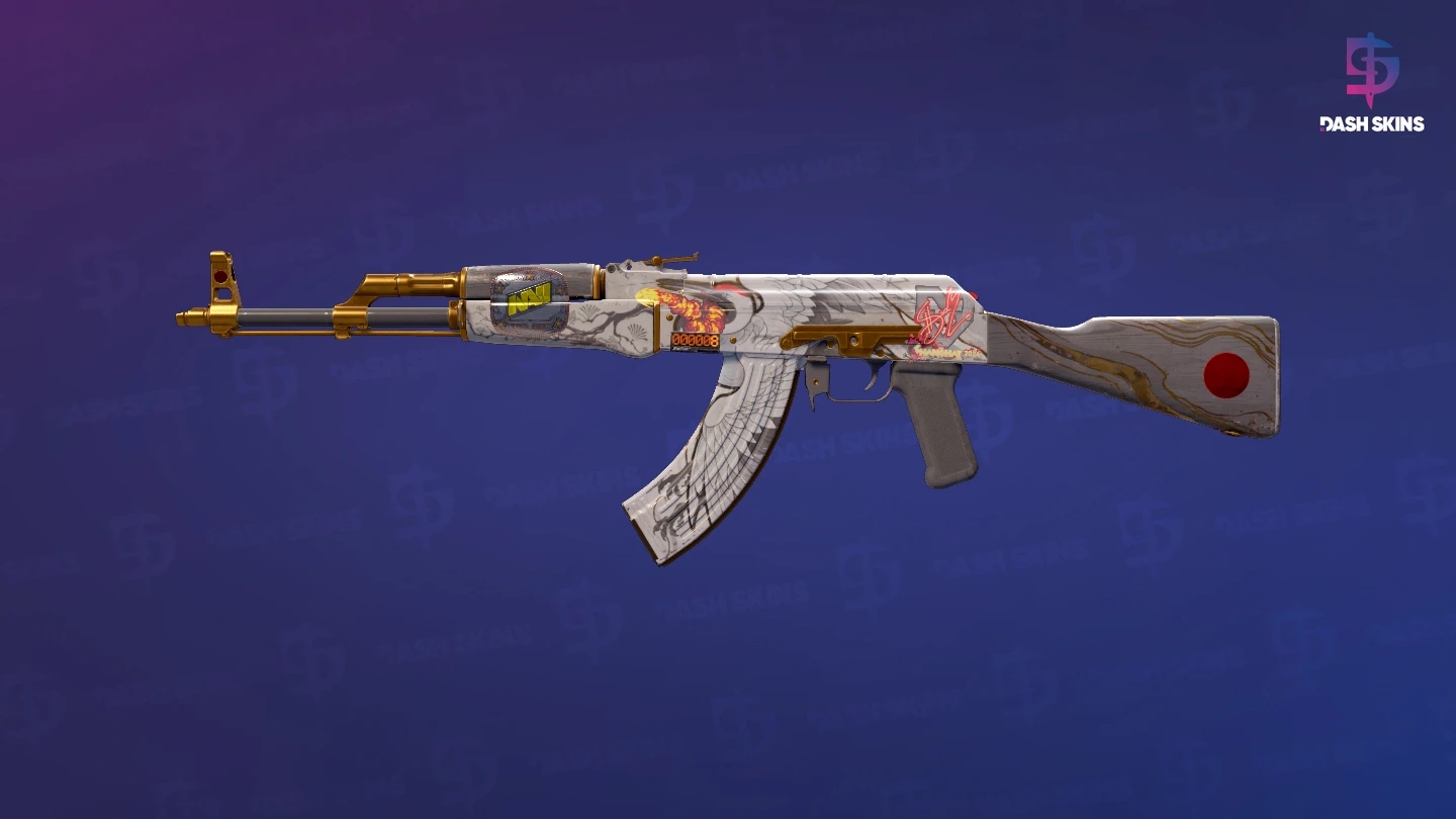 StatTrak™ AK-47 | Crane Flight (Well-Worn) Screenshot Playside