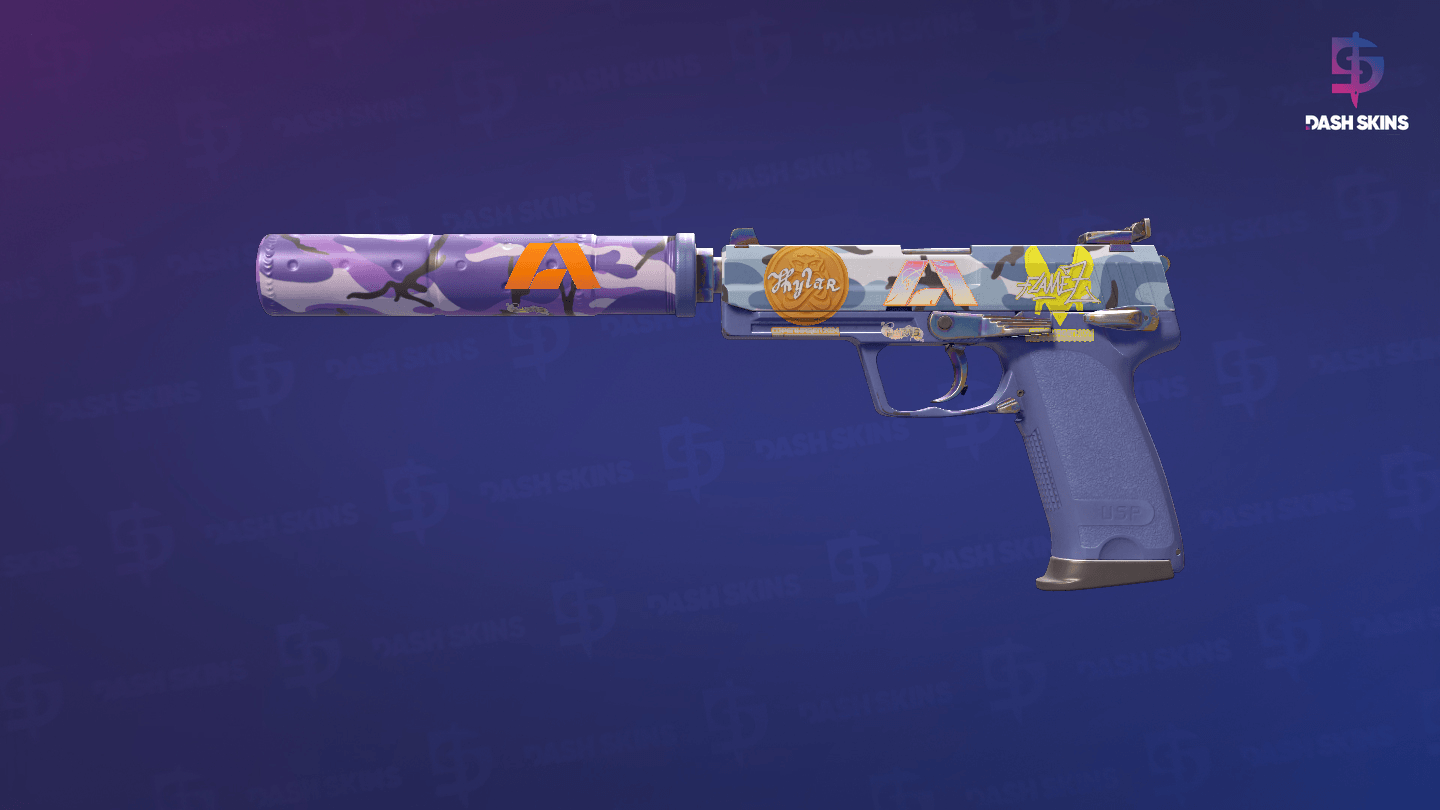 USP-S | Alpine Camo (Minimal Wear) Screenshot Playside