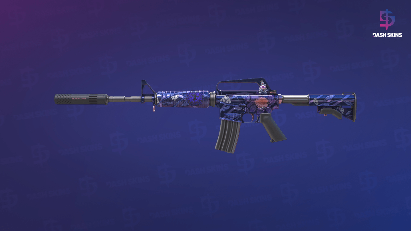 M4A1-S | Black Lotus (Minimal Wear) Screenshot Playside