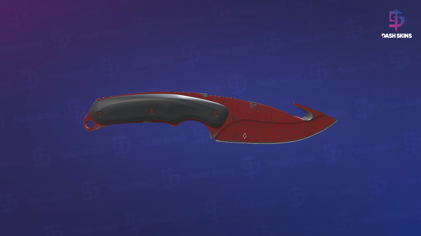 ★ StatTrak™ Gut Knife | Crimson Web (Minimal Wear) Screenshot Playside