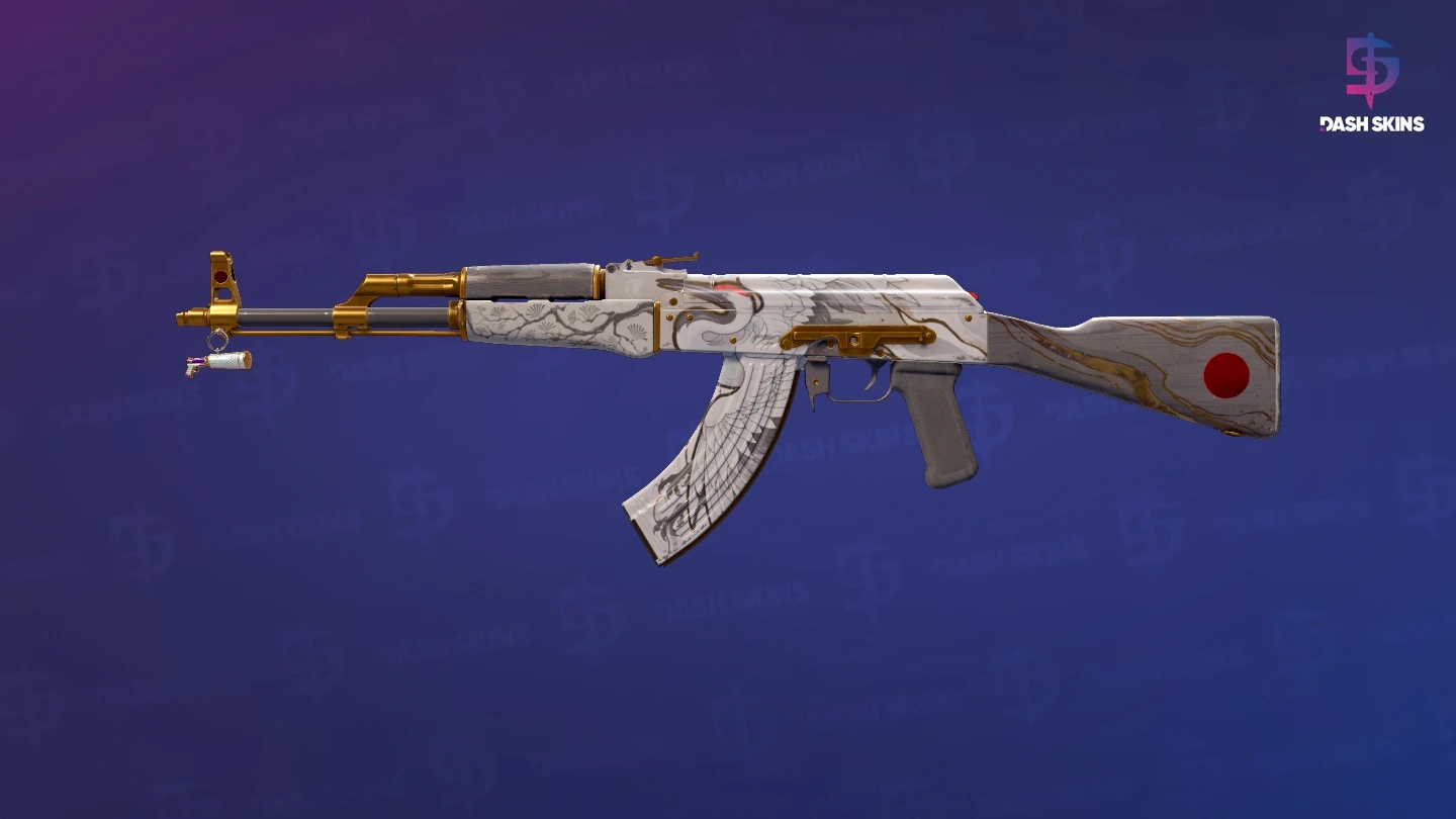 AK-47 | Crane Flight (Well-Worn) Screenshot Playside