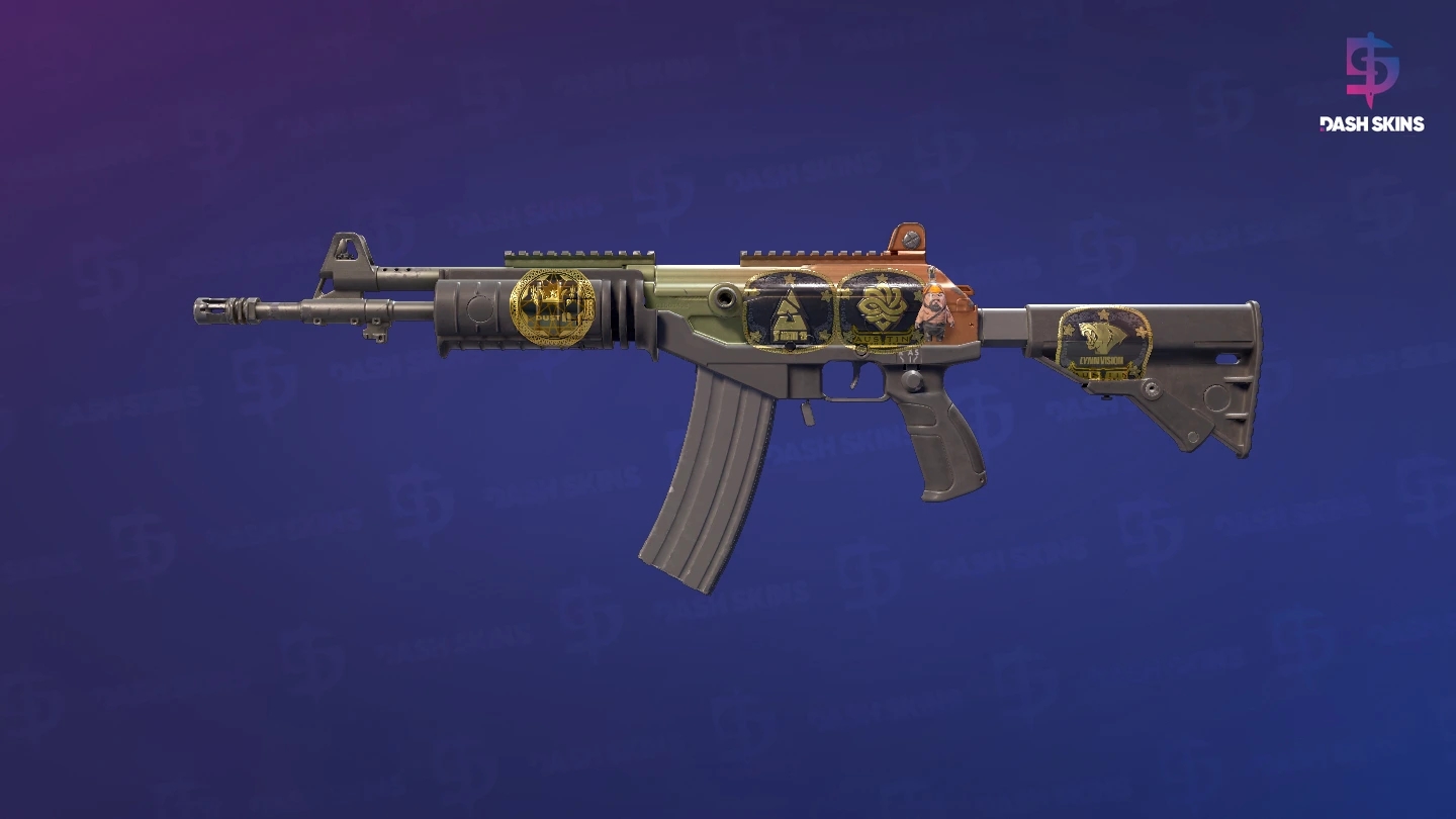 Souvenir Galil AR | Amber Fade (Field-Tested) Screenshot Playside