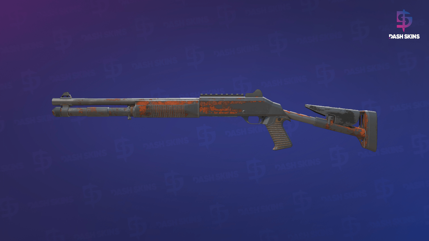 XM1014 | Blaze Orange (Battle-Scarred) Screenshot Playside