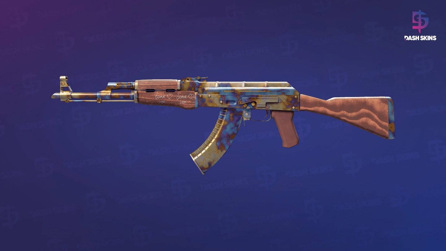 AK-47 | Case Hardened (Well-Worn) Screenshot Playside