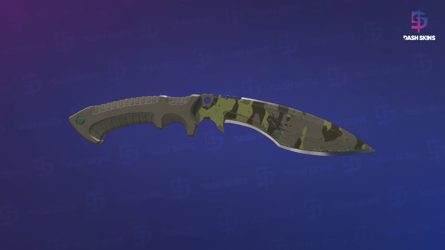★ Kukri Knife | Boreal Forest (Well-Worn) Screenshot Playside
