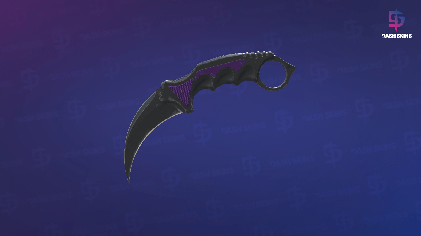 ★ Karambit | Ultraviolet (Well-Worn) Screenshot Playside
