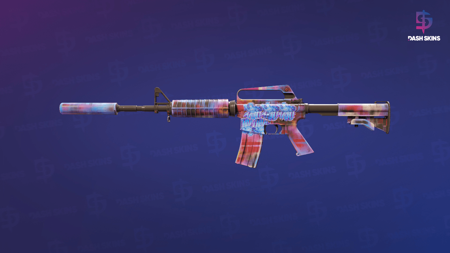 M4A1-S | Glitched Paint (Minimal Wear) Screenshot Playside