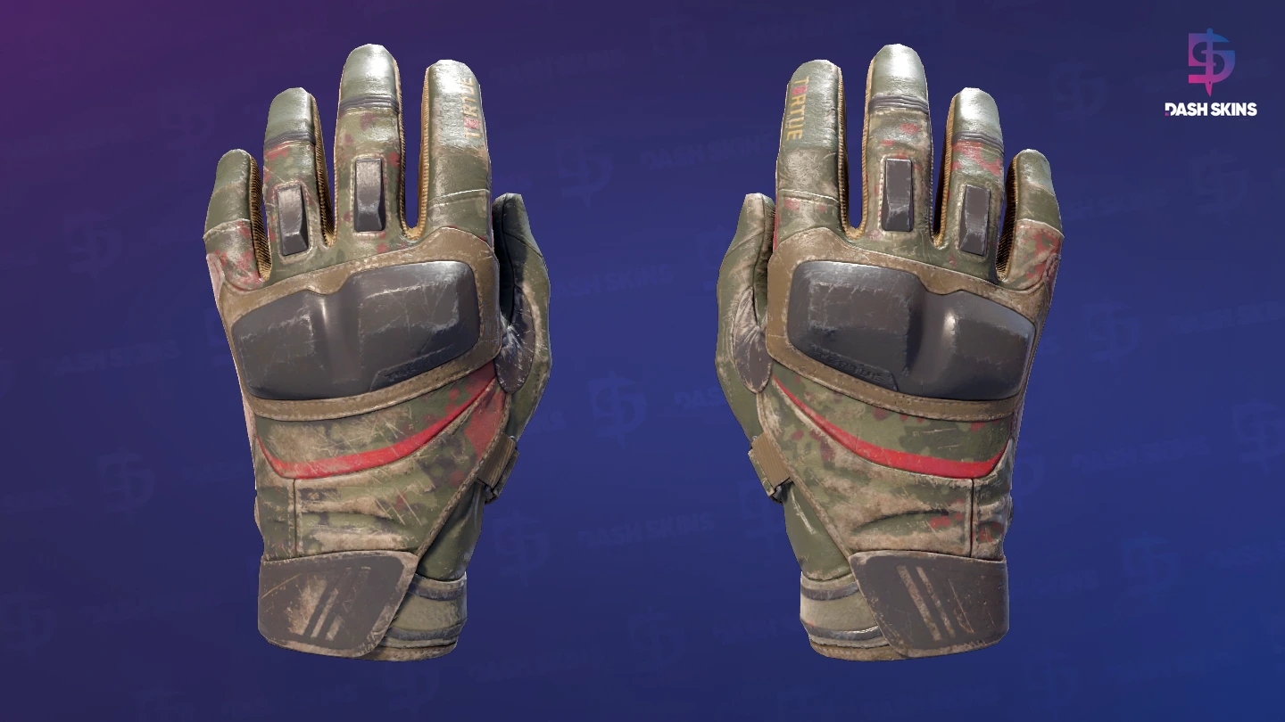 ★ Moto Gloves | 3rd Commando Company (Battle-Scarred) Screenshot Playside