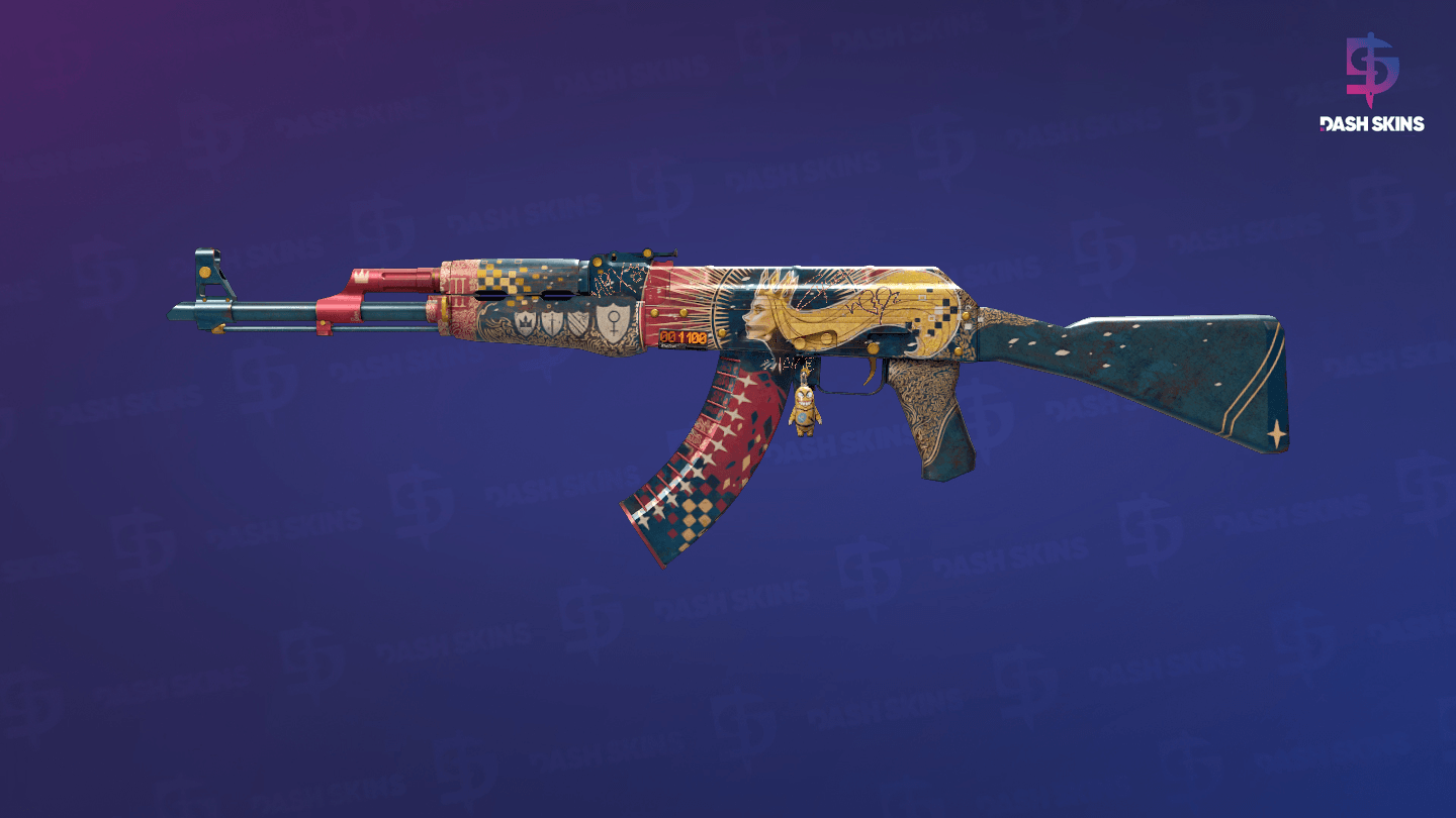 StatTrak™ AK-47 | The Empress (Well-Worn) Screenshot Playside