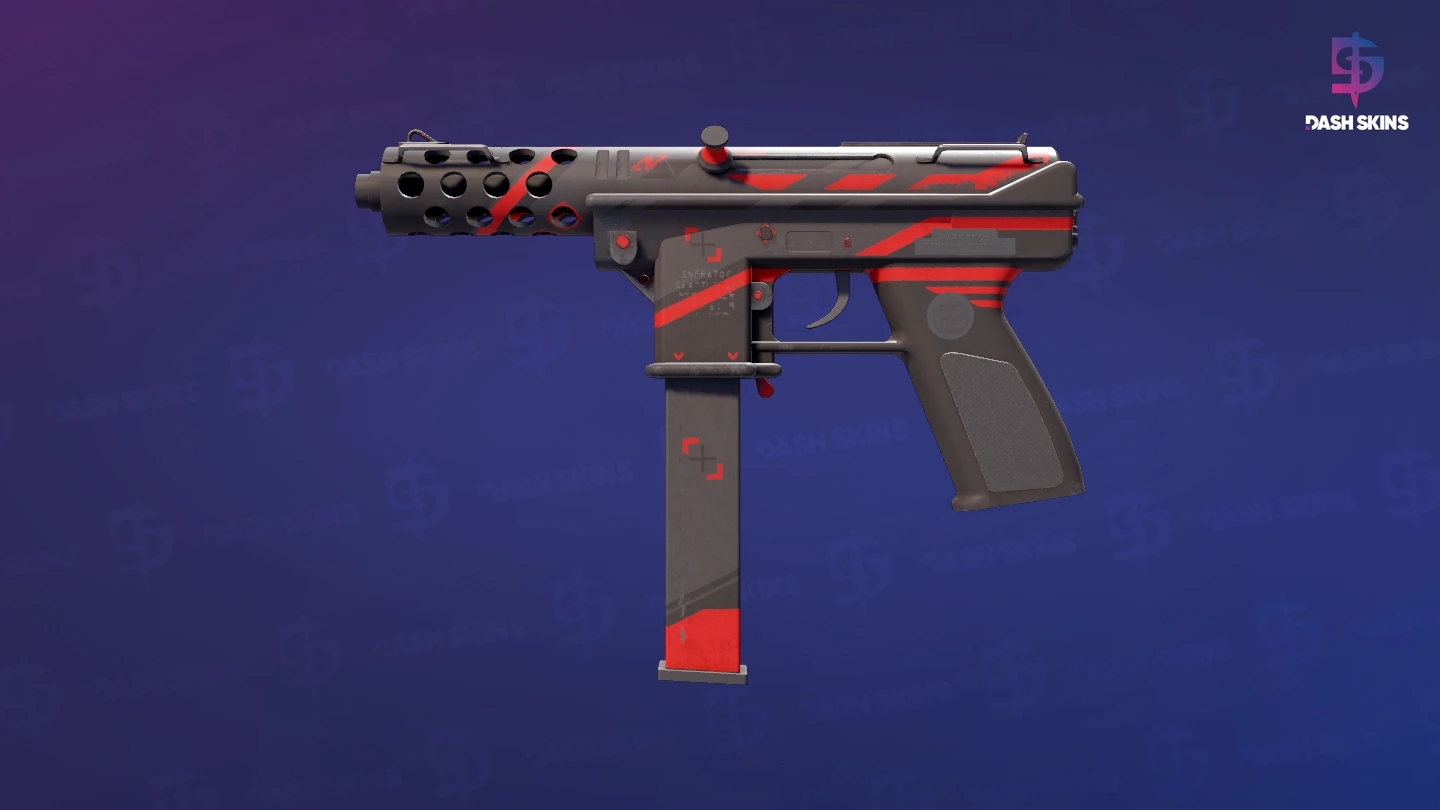 Tec-9 | Isaac (Well-Worn) Screenshot Playside
