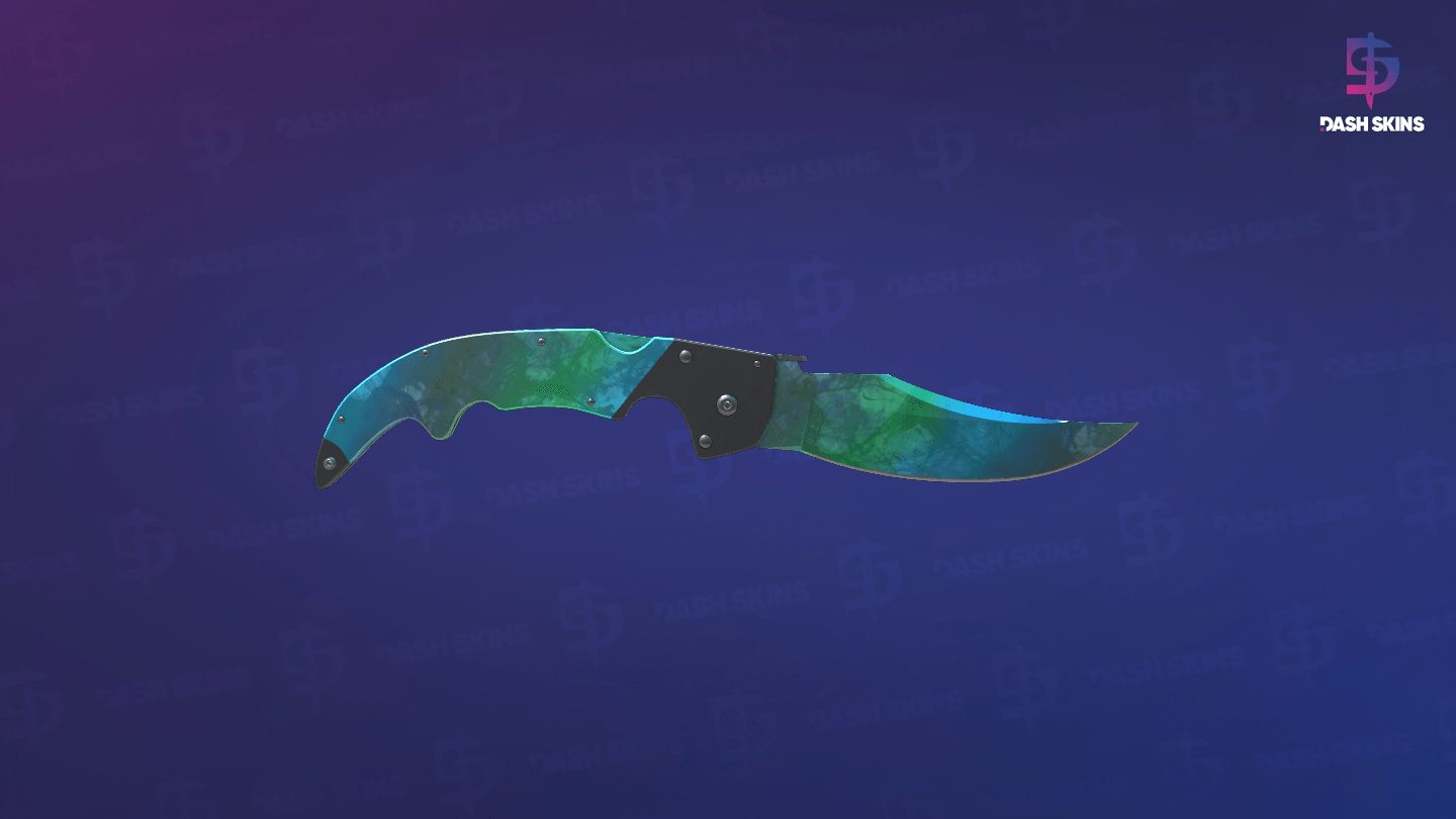 ★ Falchion Knife | Gamma Doppler (Factory New) - Phase 3 Screenshot Playside