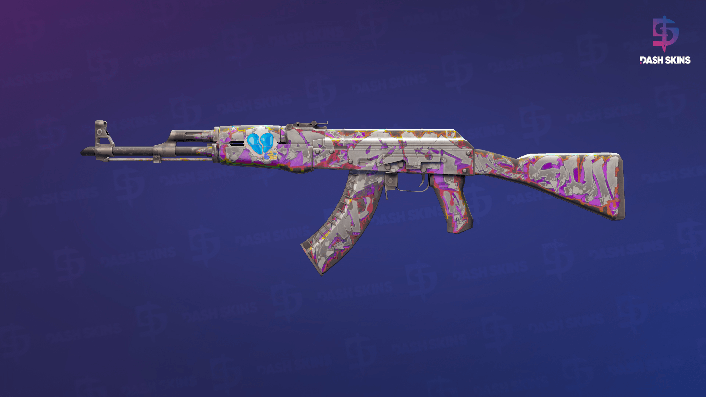AK-47 | Head Shot (Well-Worn) Screenshot Playside