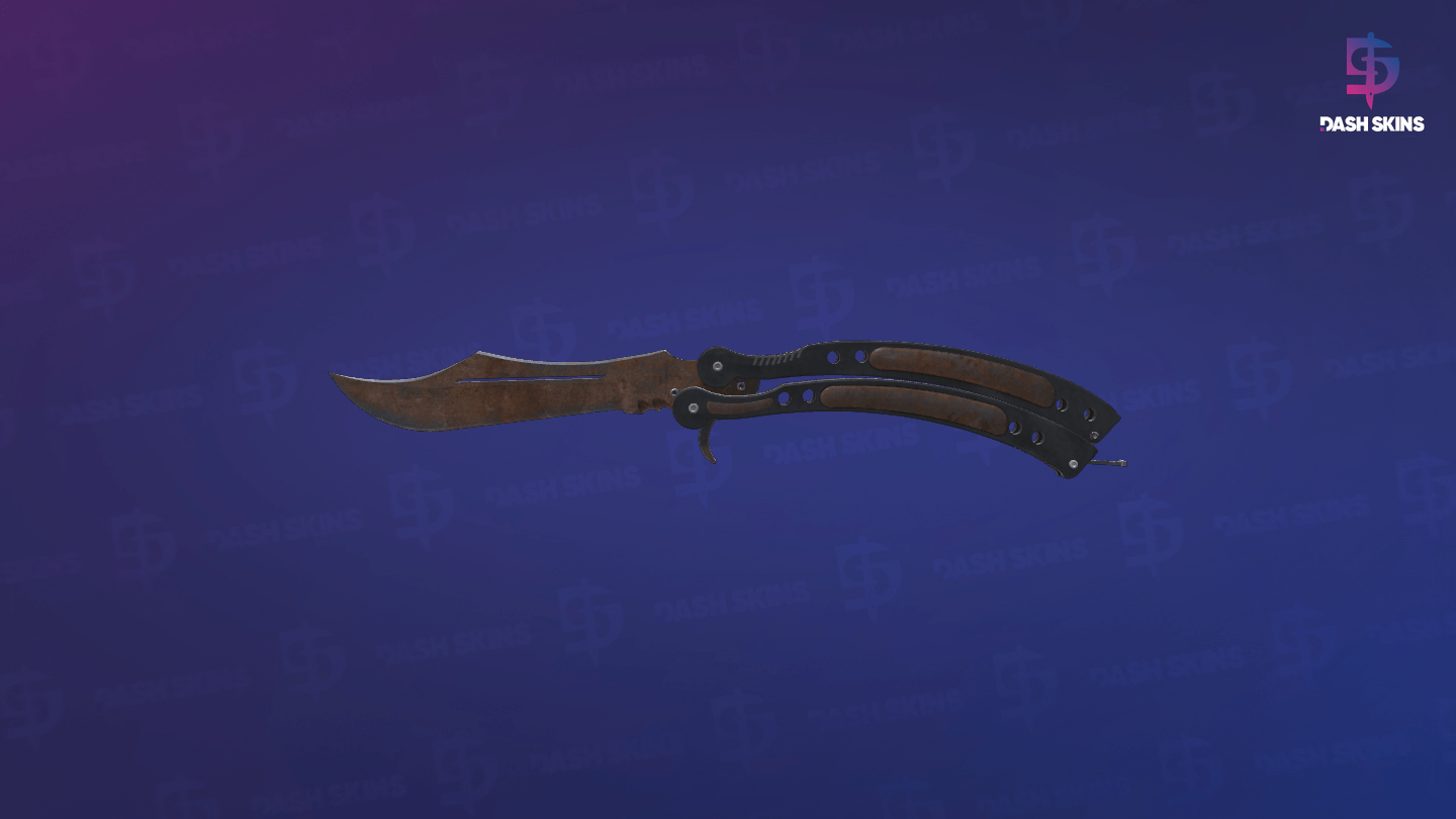 ★ Butterfly Knife | Rust Coat (Battle-Scarred) Screenshot Playside