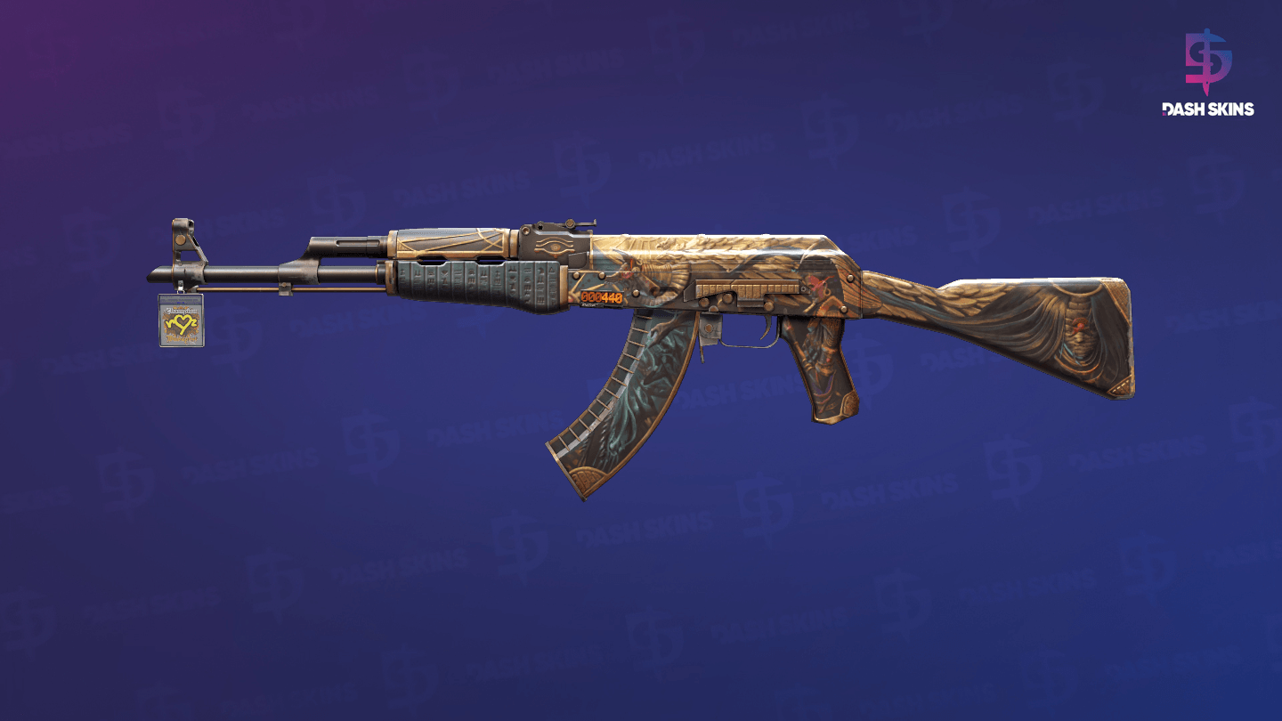 StatTrak™ AK-47 | Legion of Anubis (Minimal Wear) Screenshot Playside