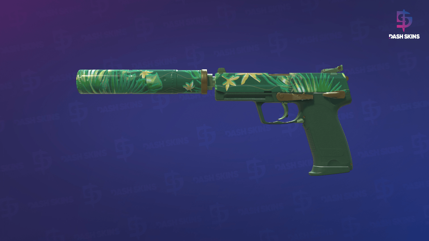 USP-S | Tropical Breeze (Minimal Wear) Screenshot Playside