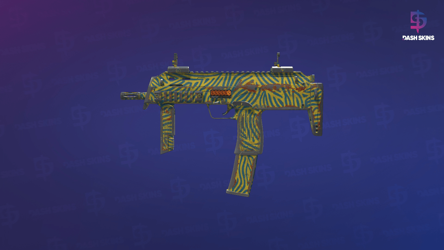StatTrak™ MP7 | Akoben (Well-Worn) Screenshot Playside