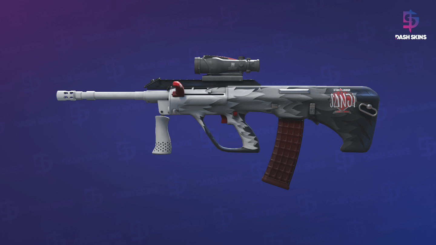 AUG | Arctic Wolf (Field-Tested) Screenshot Playside