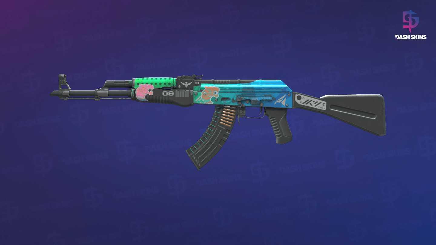 AK-47 | Ice Coaled (Field-Tested) Screenshot Playside