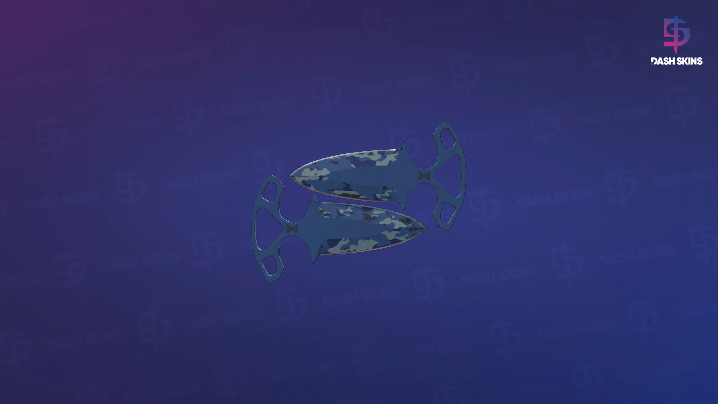 ★ Shadow Daggers | Bright Water (Field-Tested) Screenshot Playside