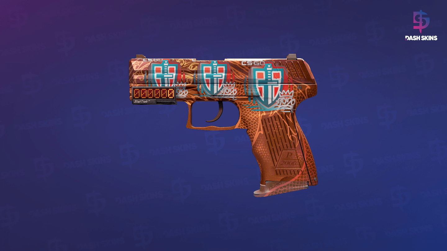 StatTrak™ P2000 | Imperial Dragon (Factory New) Screenshot Playside