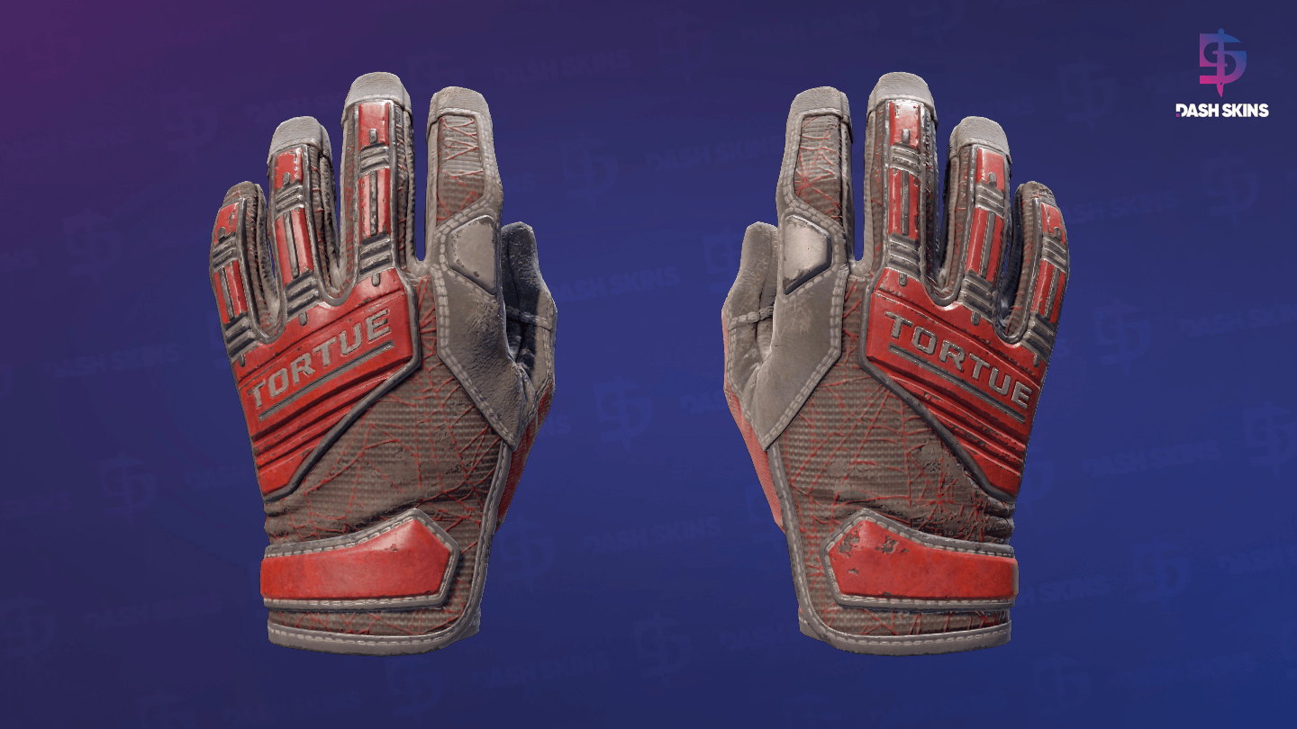 ★ Specialist Gloves | Crimson Web (Well-Worn) Screenshot Playside