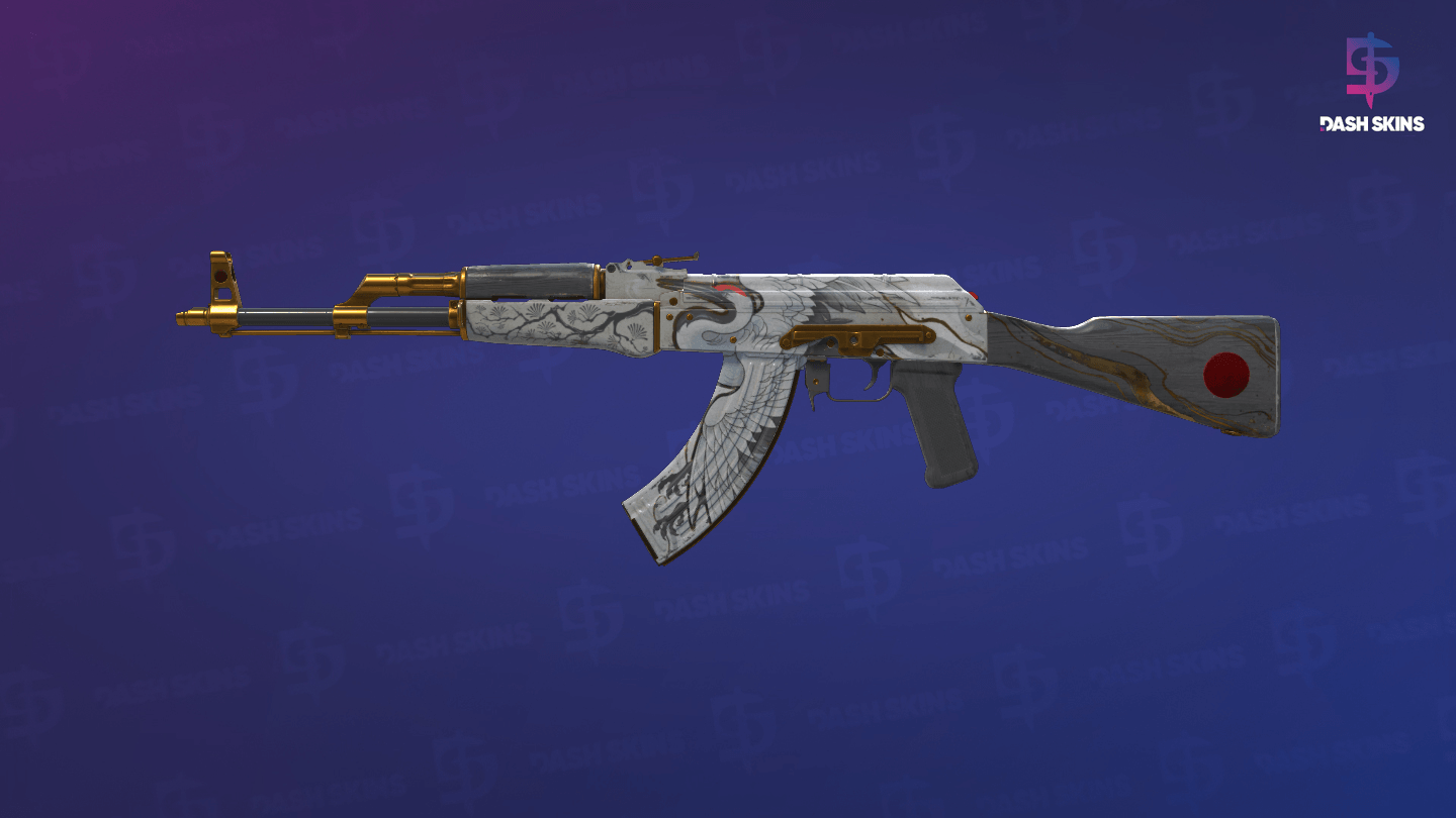 AK-47 | Crane Flight (Well-Worn) Screenshot Playside
