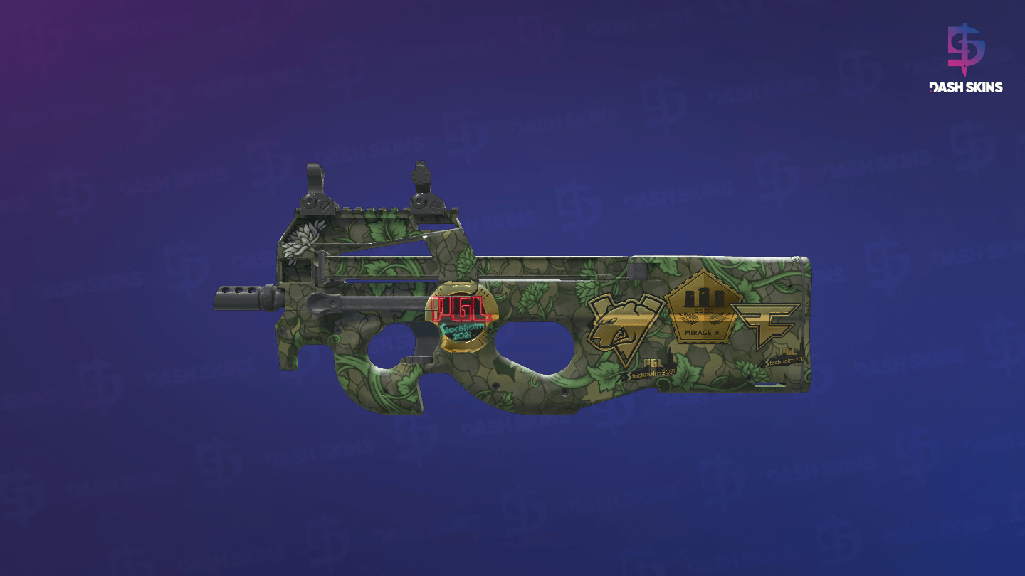 Souvenir P90 | Verdant Growth (Factory New) Screenshot Playside