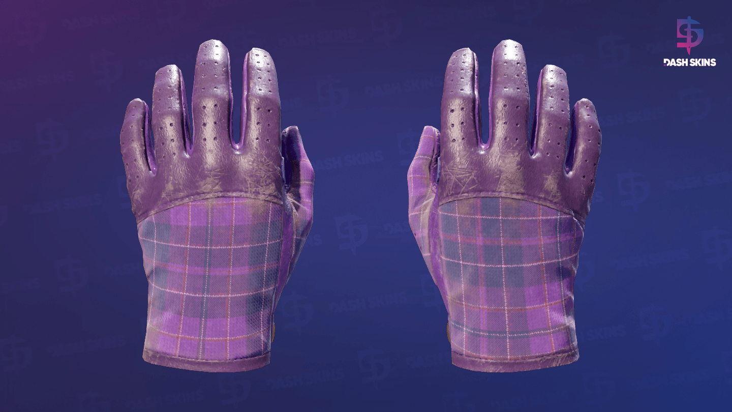 ★ Driver Gloves | Imperial Plaid (Well-Worn) Screenshot Playside