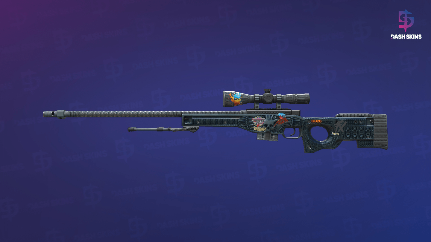 StatTrak™ AWP | Exoskeleton (Field-Tested) Screenshot Playside