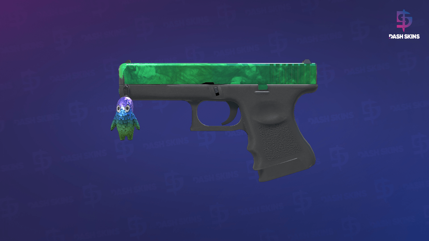 Glock-18 | Gamma Doppler (Field-Tested) - Emerald Screenshot Playside