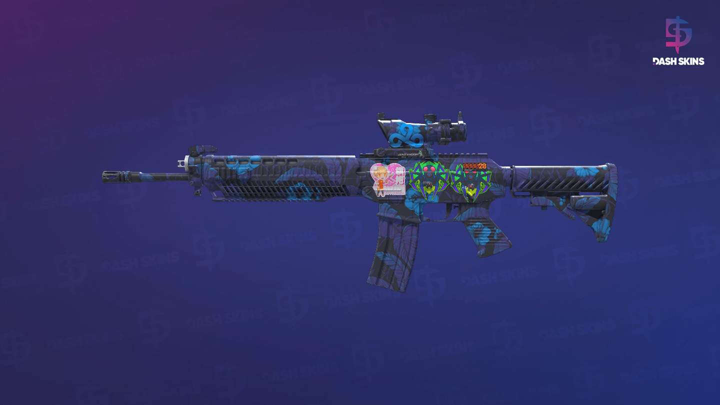 StatTrak™ SG 553 | Aloha (Factory New) Screenshot Playside