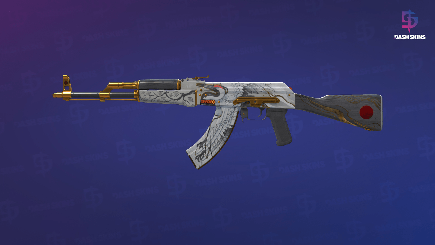 StatTrak™ AK-47 | Crane Flight (Minimal Wear) Screenshot Playside