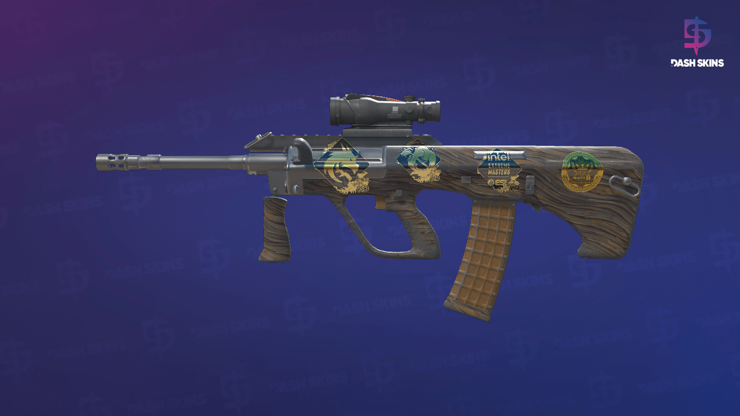 Souvenir AUG | Spalted Wood (Field-Tested) Screenshot Playside