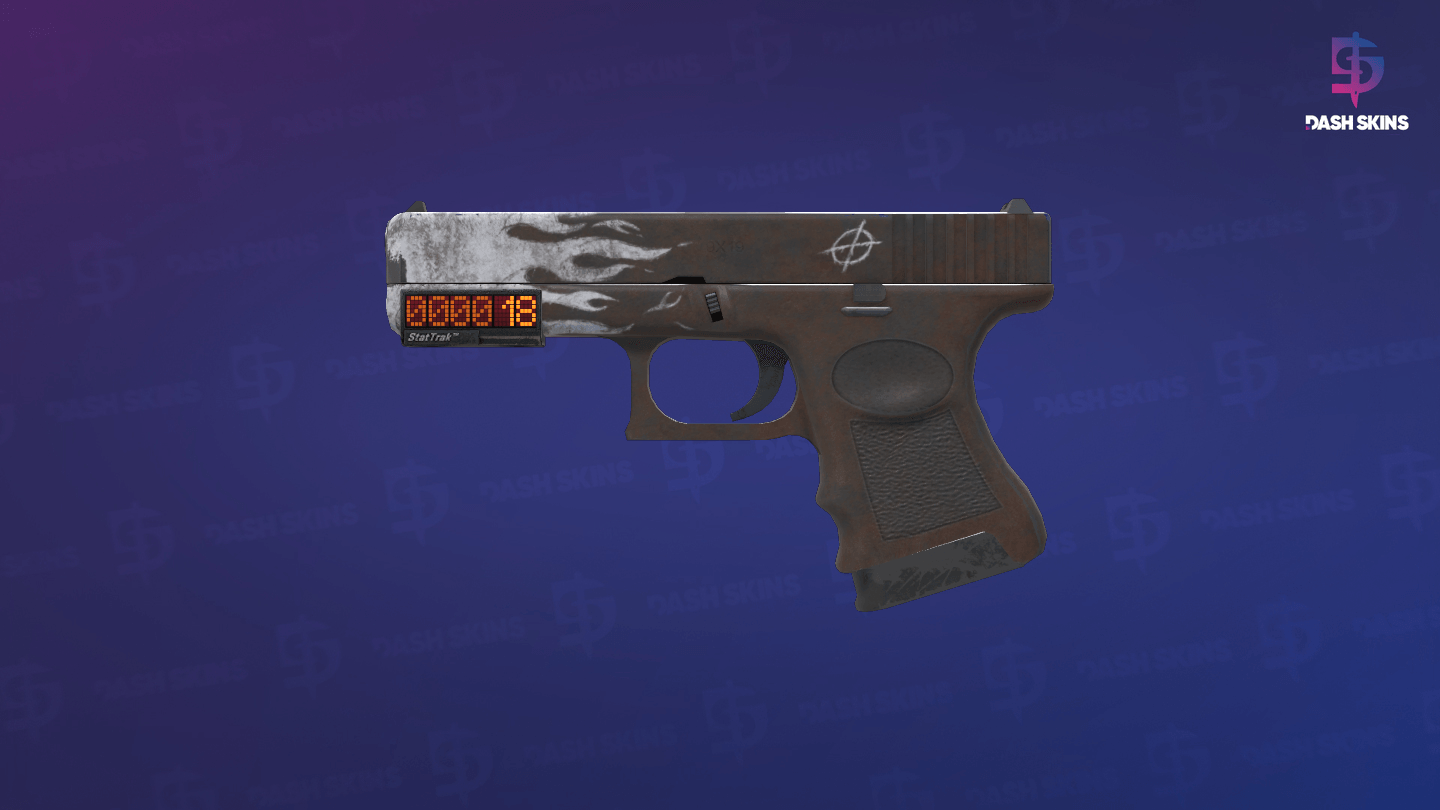 StatTrak™ Glock-18 | Oxide Blaze (Field-Tested) Screenshot Playside