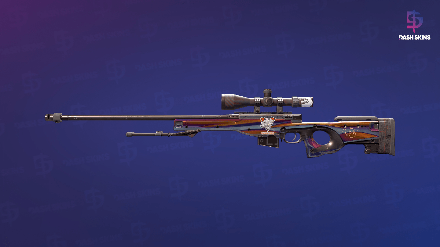 AWP | Chrome Cannon (Well-Worn) Screenshot Playside