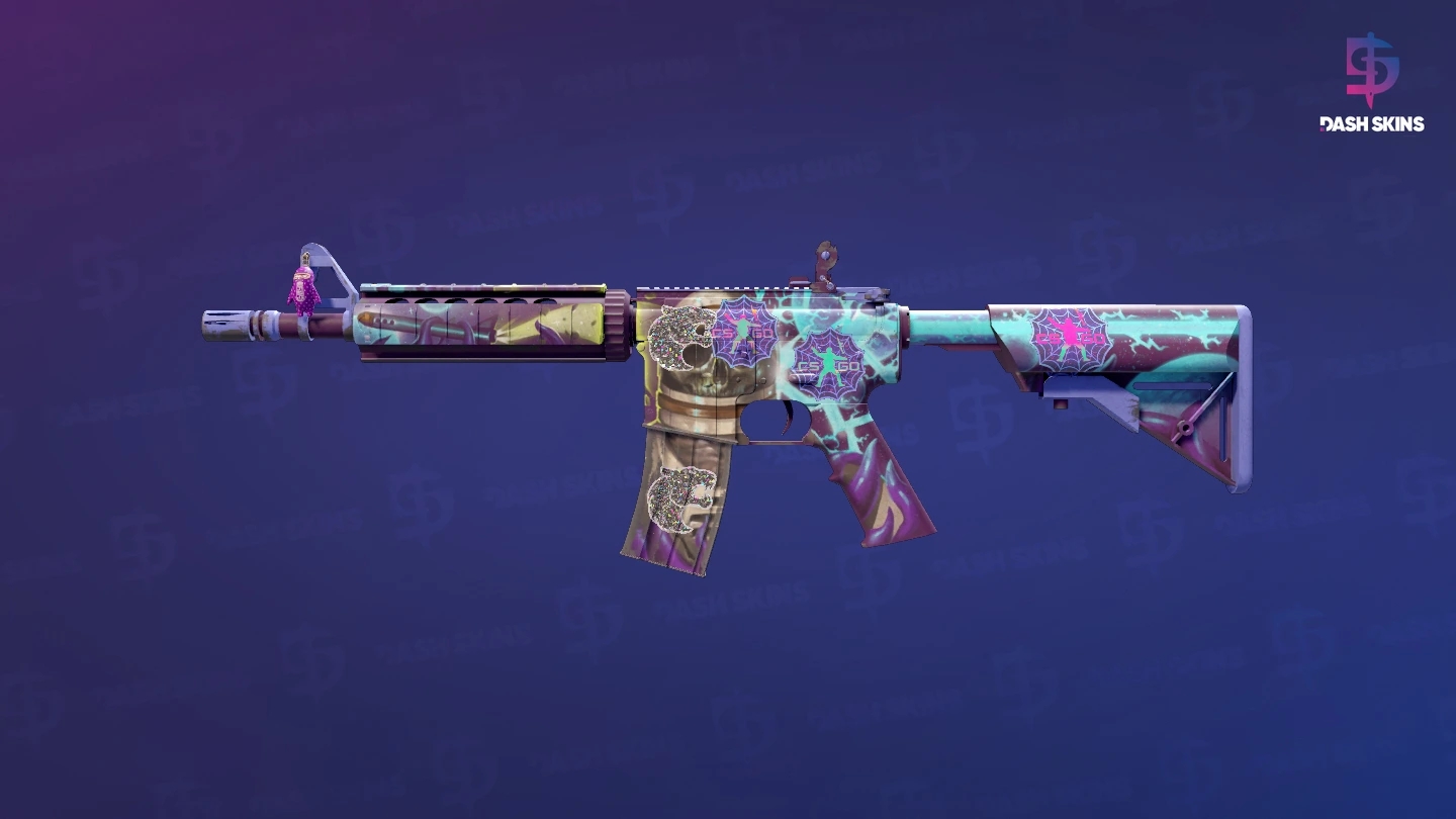 M4A4 | Desolate Space (Battle-Scarred) Screenshot Playside