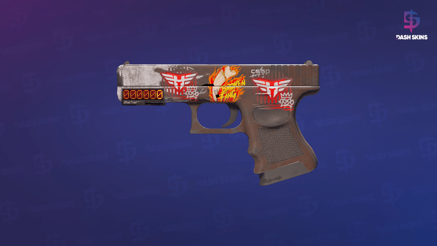 StatTrak™ Glock-18 | Oxide Blaze (Field-Tested) Screenshot Playside