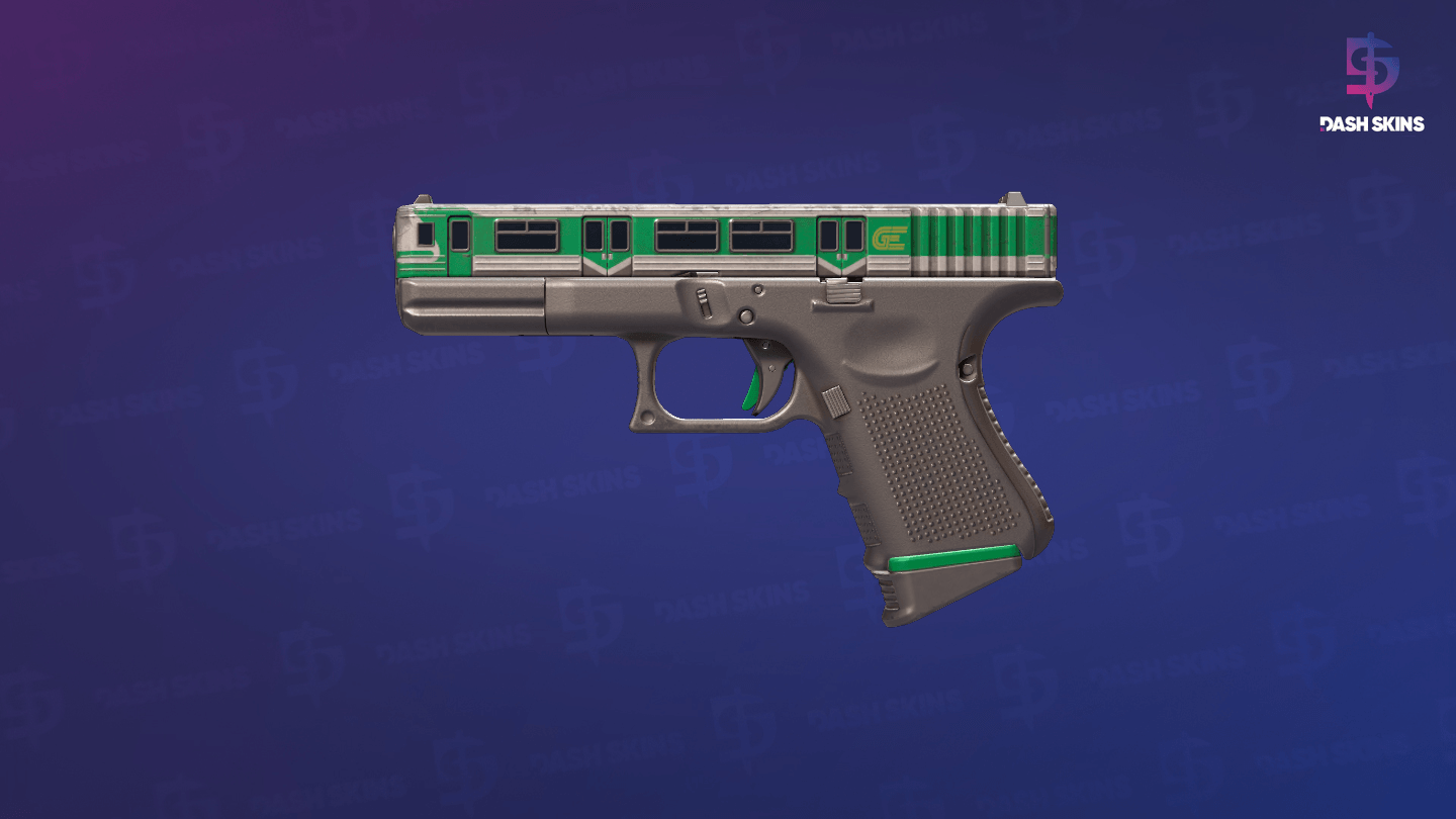 Glock-18 | Green Line (Minimal Wear) Screenshot Playside