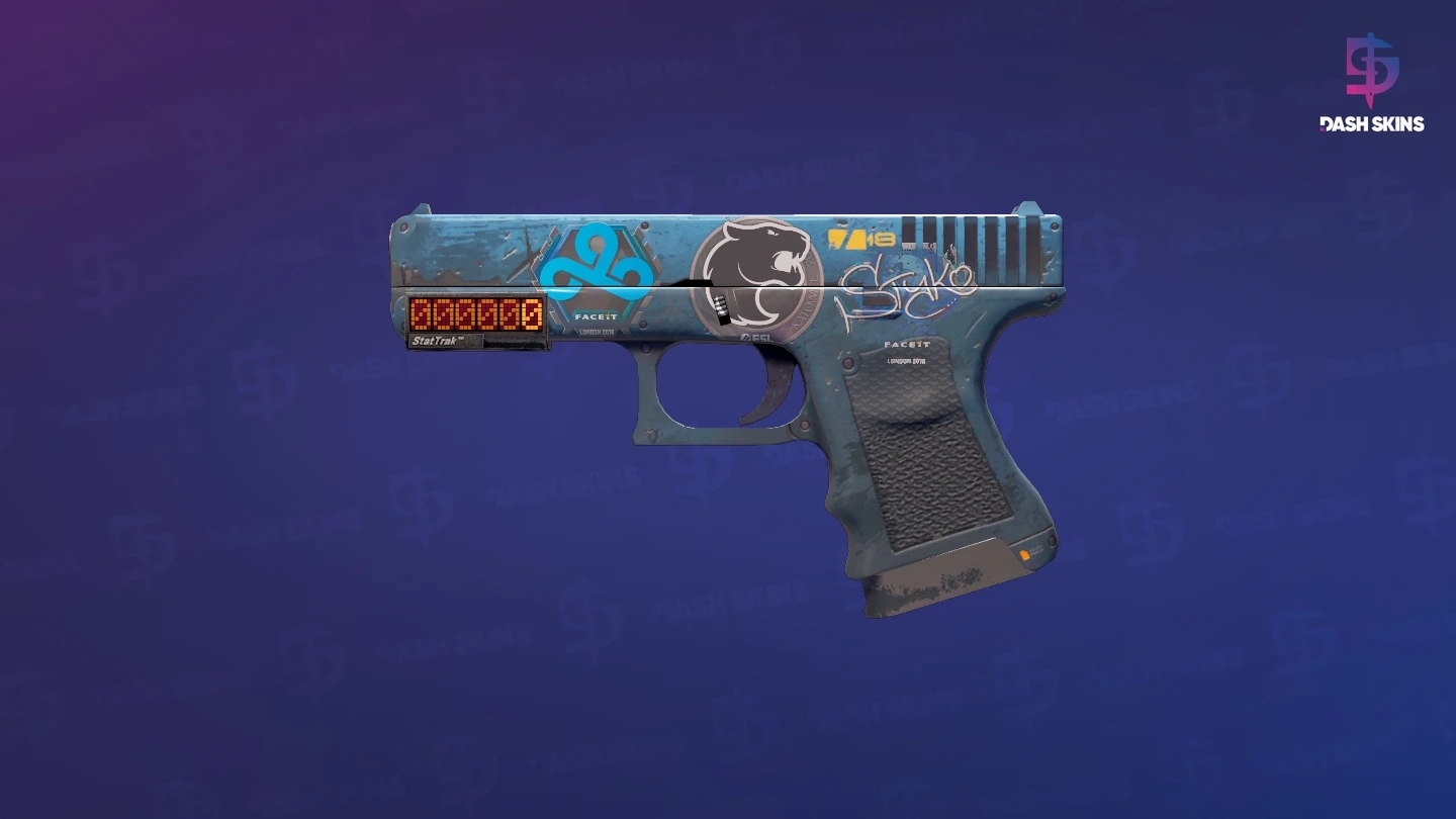 StatTrak™ Glock-18 | Off World (Field-Tested) Screenshot Playside