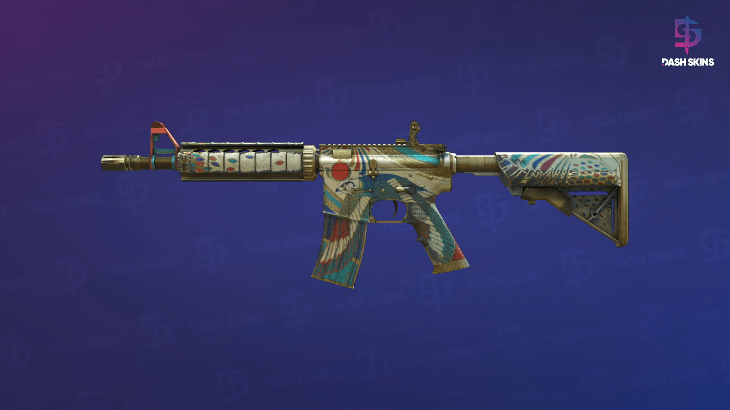 M4A4 | Eye of Horus (Battle-Scarred) Screenshot Playside