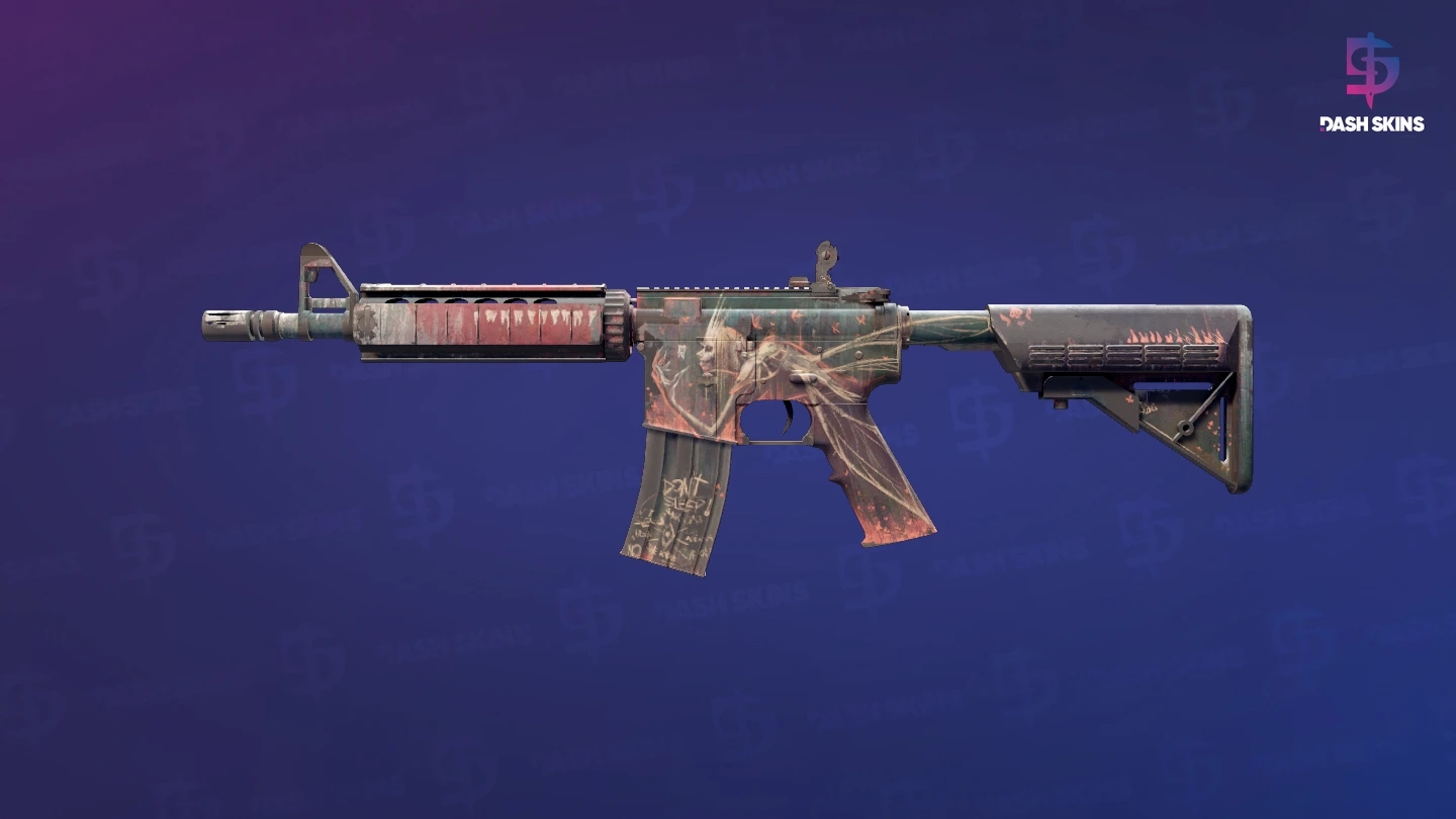 M4A4 | Tooth Fairy (Battle-Scarred) Screenshot Playside