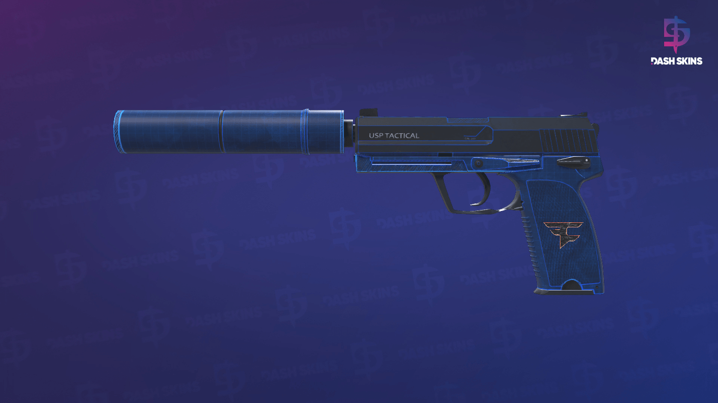 USP-S | Blueprint (Minimal Wear) Screenshot Playside