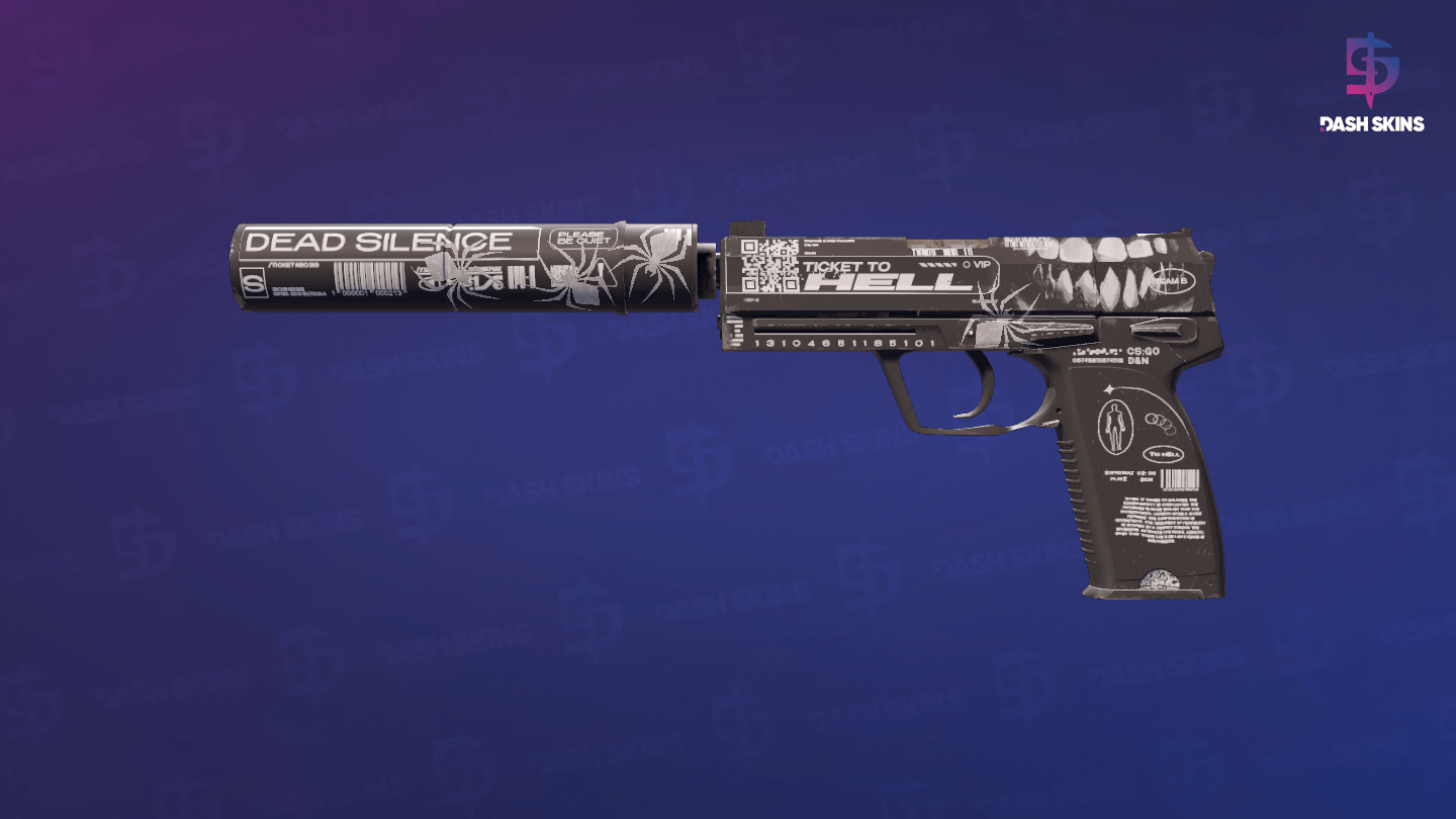 USP-S | Ticket to Hell (Minimal Wear) Screenshot Playside