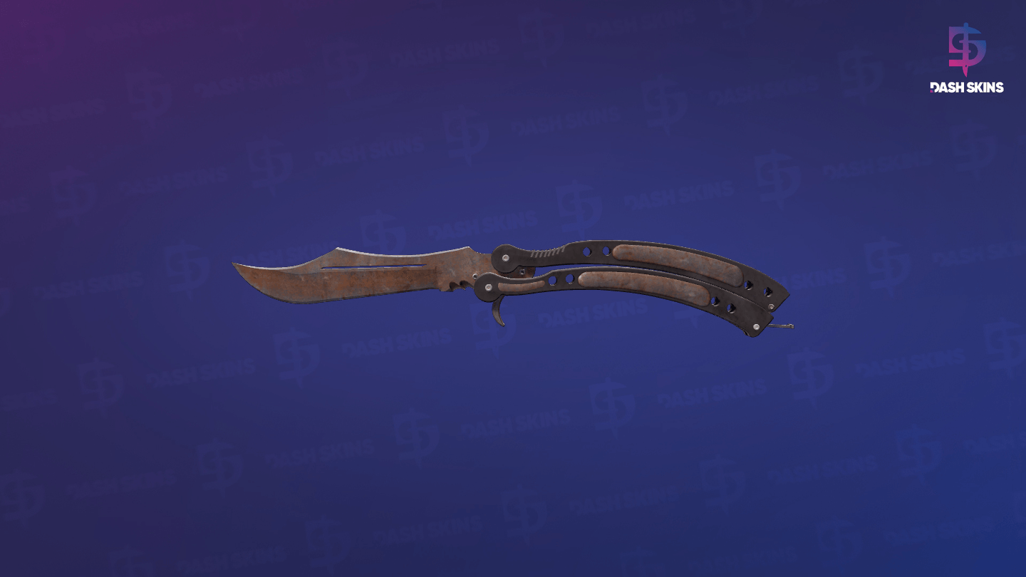 ★ Butterfly Knife | Rust Coat (Battle-Scarred) Screenshot Playside